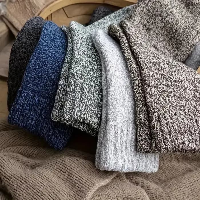 3/5 paires de chaussettes chaudes pour hommes