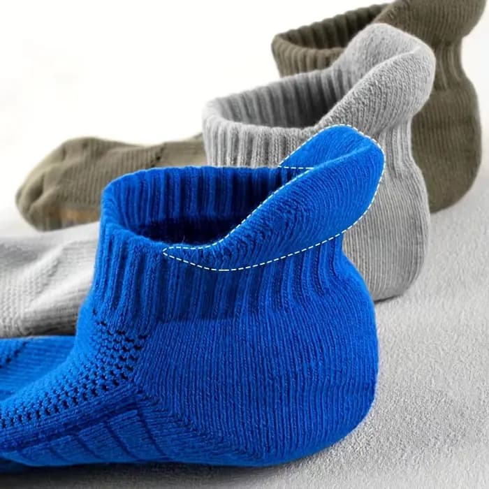 5 paires de chaussettes de sport en coton pour hommes