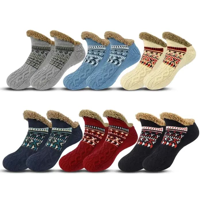 Automne et hiver chaussettes de sol maison chaude femmes hommes chaussettes neige chaussettes sommeil tapis chaussettes pantoufles chaussettes hommes chaussettes de Yoga antidérapantes 2025
