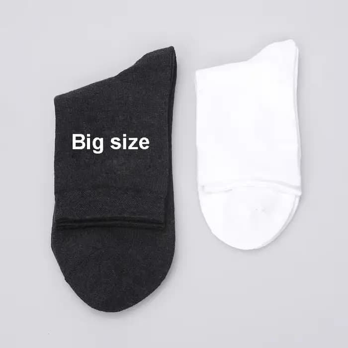 Hommes grande taille chaussettes 5 paires/lot robe grandes