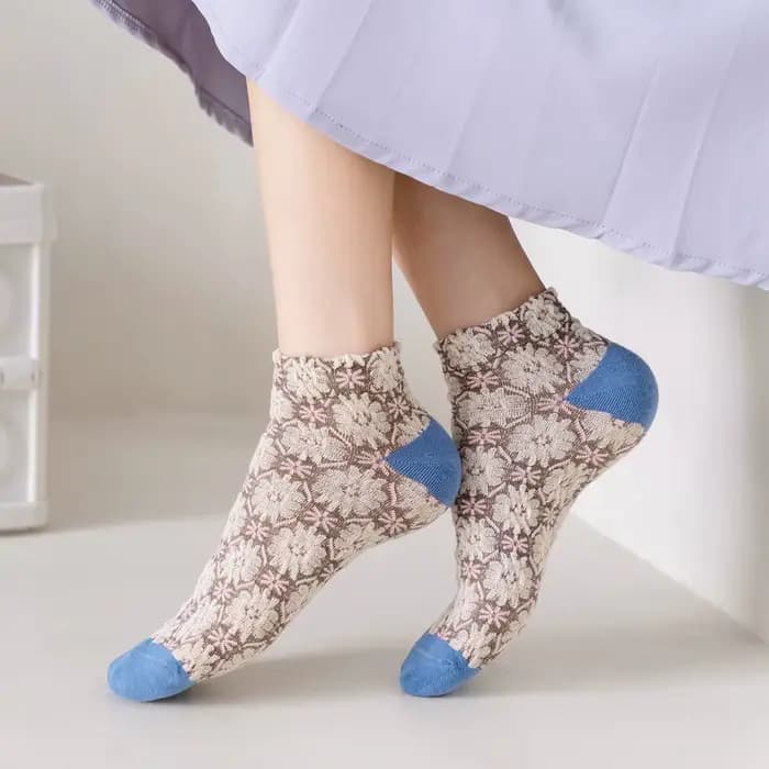 Chaussettes en coton doux pour femmes