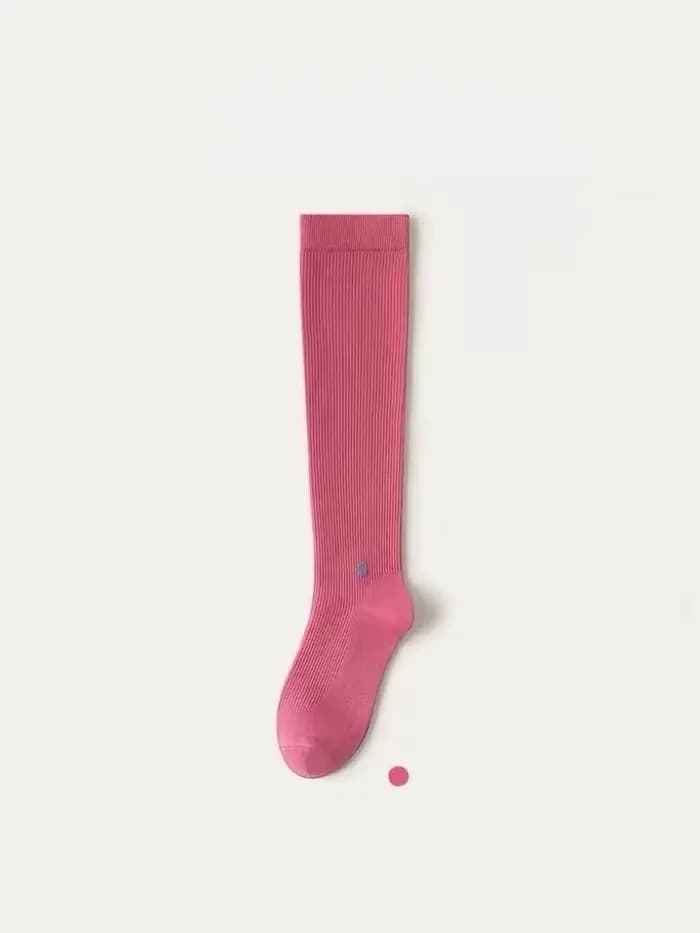 Chaussettes de compression pour mollets, pour course à pied, professionnelles, pour femmes, haute élasticité, respirantes, universelles, toutes saisons, pour le sport