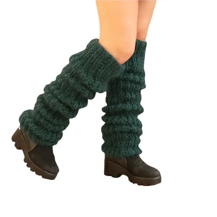 Jambières en mohair pour femmes