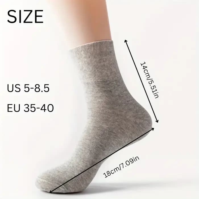 5 paires de chaussettes diabétiques non compressives pour femmes