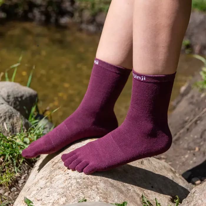 Chaussettes à cinq doigts Injinji en laine mérinos fine