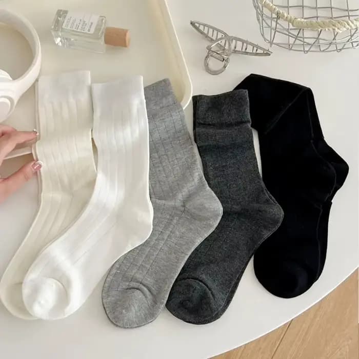 Chaussettes en Fibre de Bambou pour Femmes