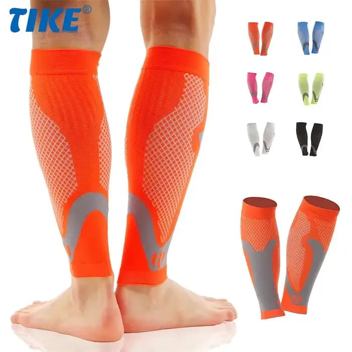 1 paire de manchons de Compression pour mollets, chaussettes de soutien des mollets pour le Football, la course à pied, le basket-ball, les voyages, le travail, le Sport