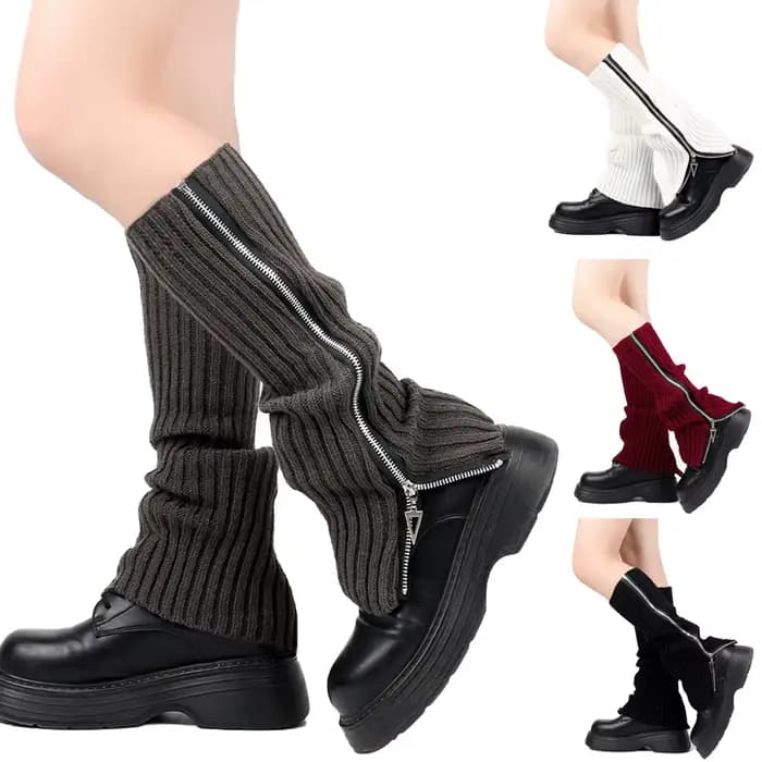 Chaussettes longues en laine pour femmes