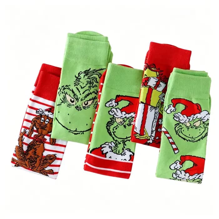 5 paires de chaussettes hautes pour femmes