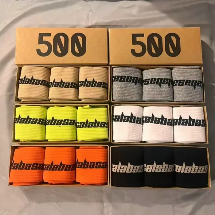 3 paires de chaussettes de sport décontractées en coton