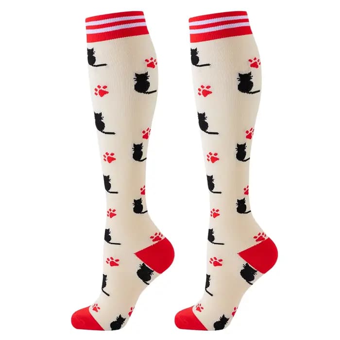 5 paires de chaussettes de Compression pour chat