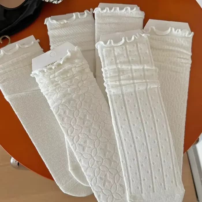 Femmes Lolita chaussettes mode Sexy équipage