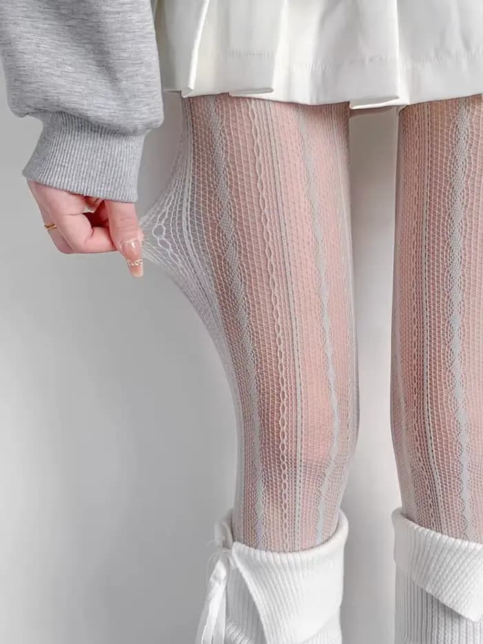 Nouvelles collants résille longs pour femme