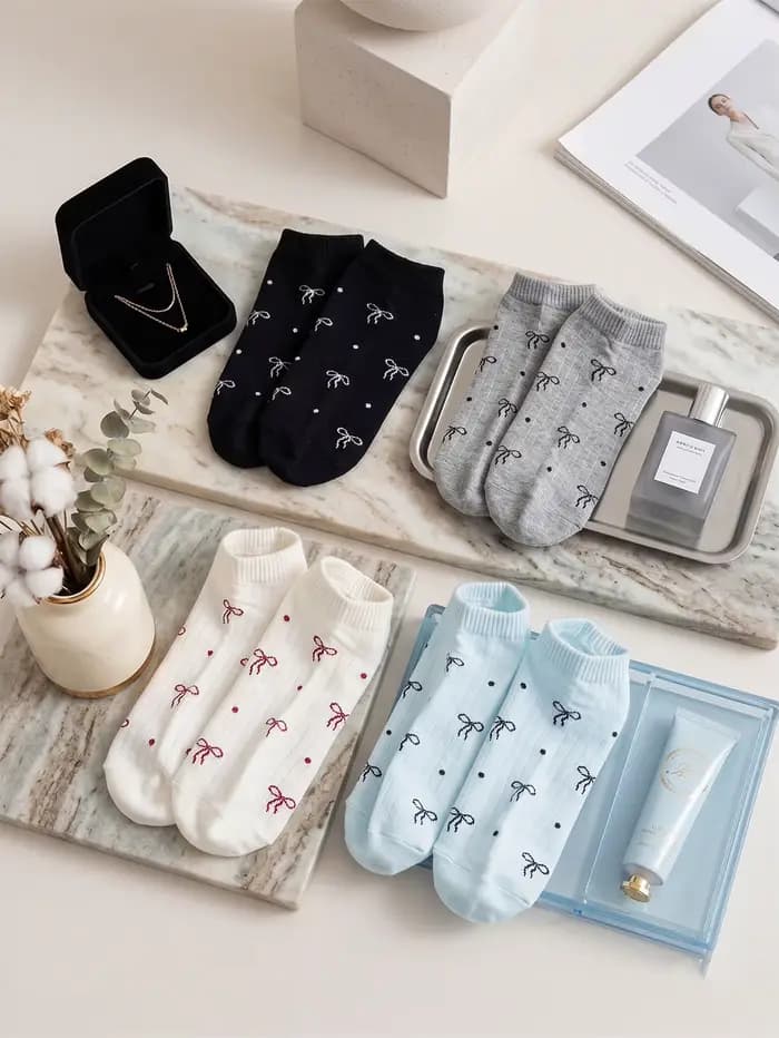5 paires de chaussettes pour femmes