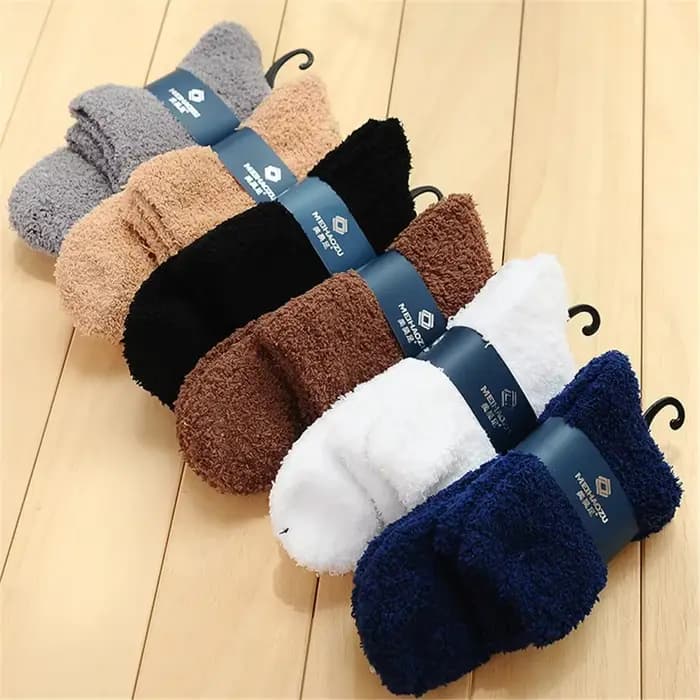 Chaussettes chaudes et moelleuses pour hommes