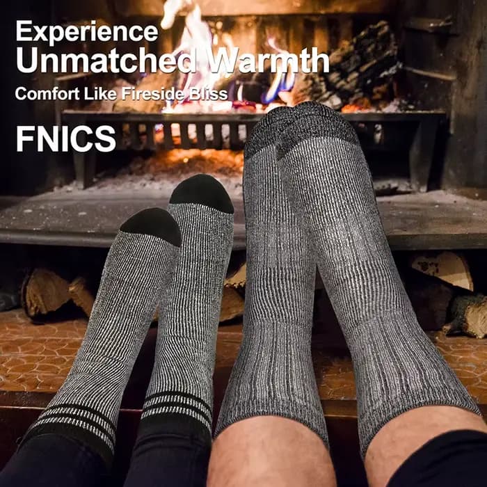 3 paires de chaussettes en laine mérinos pour hommes et femmes
