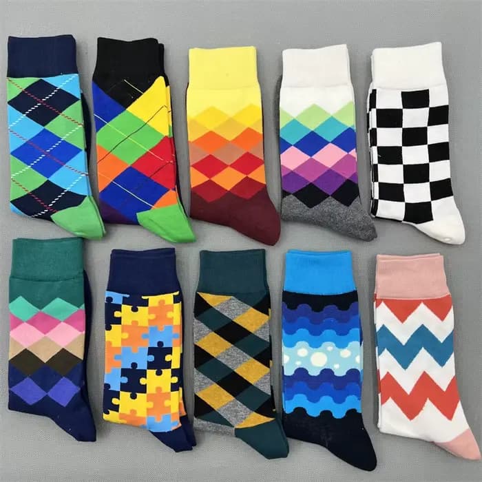 Chaussettes heureuses pour hommes