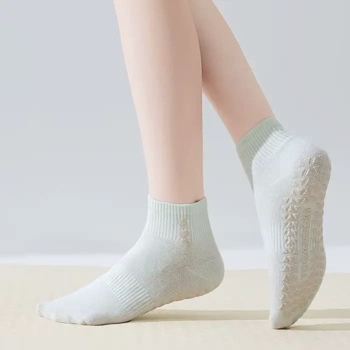 Chaussettes de Yoga antidérapantes en Silicone pour femmes