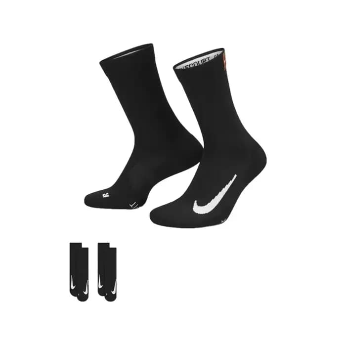 Chaussettes de sport Nike à semelle en tissu éponge épais pour hommes et femmes : antidérapantes