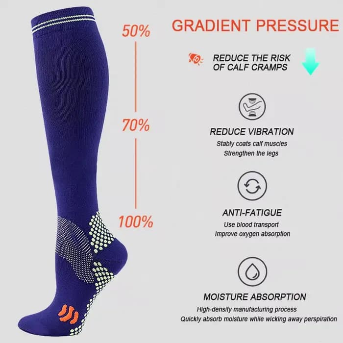 Chaussettes de sport à Compression pour Golf