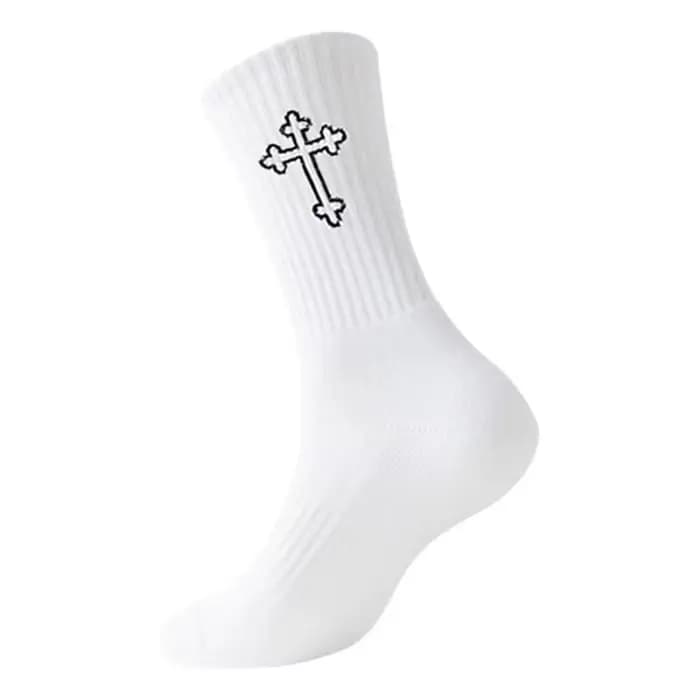 Chaussettes à motif croisé