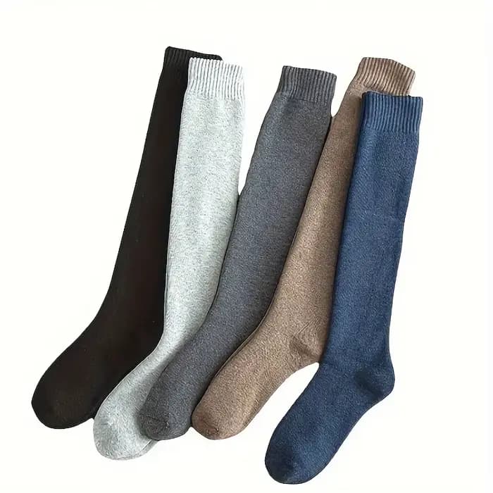 1 paire de chaussettes à tube long pour hommes