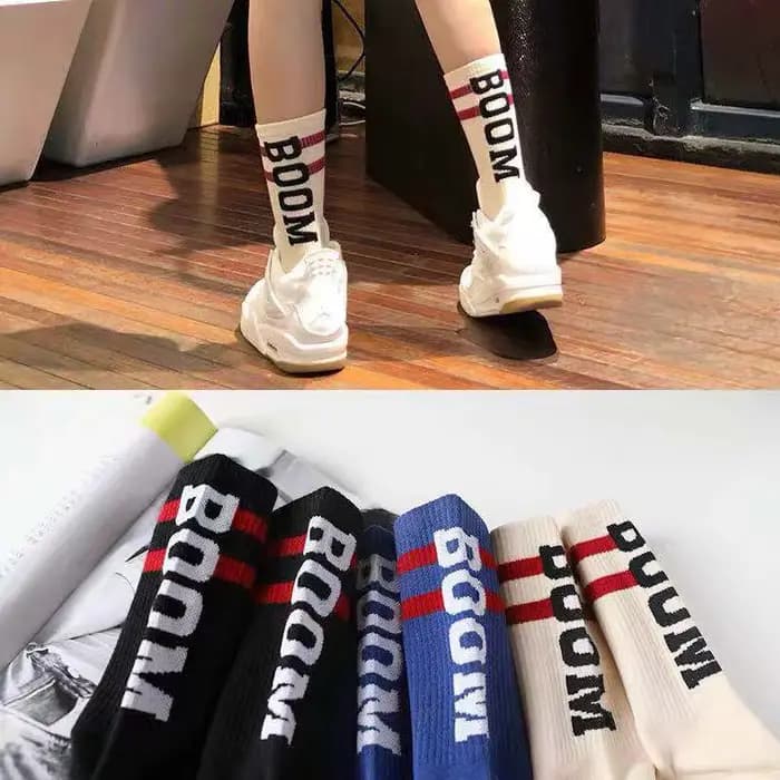 Chaussettes de skateboard montantes pour hommes et femmes