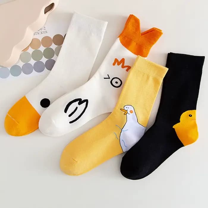 2 paires de chaussettes mi-hautes pour femme