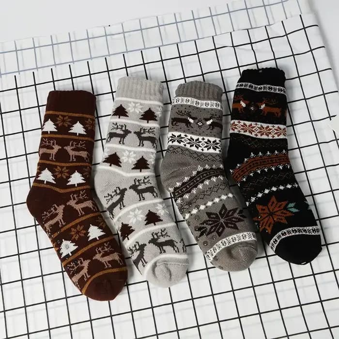 Moelleux hommes chaussette thermique hiver chaud court doux antidérapant sol flou polaire peluche poignée dormir