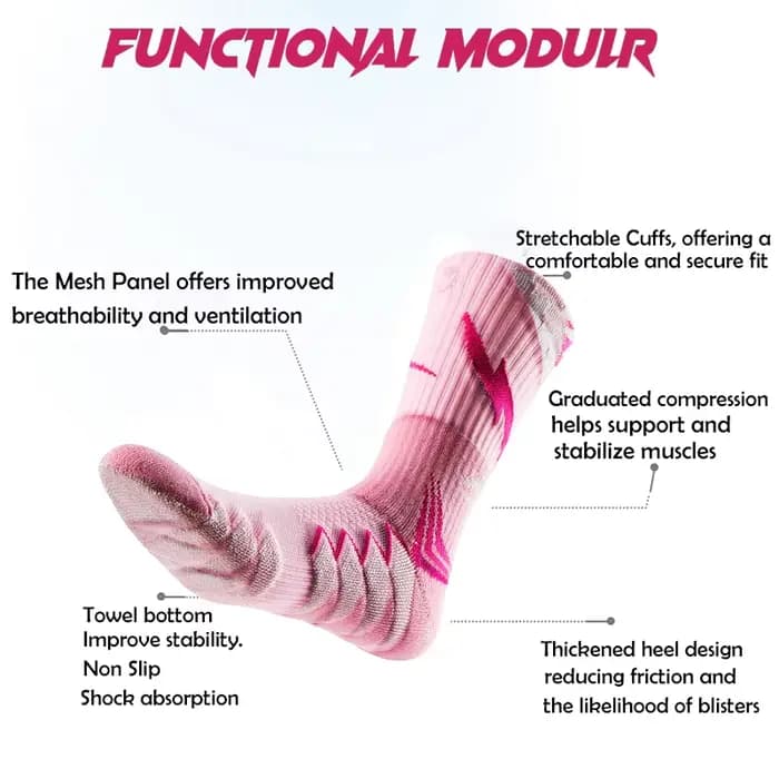 Chaussettes athlétiques pour hommes avec rembourrage plus épais