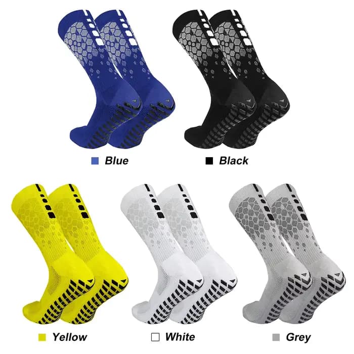 Chaussettes de Football antidérapantes pour hommes et femmes