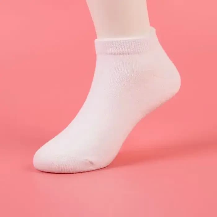 Chaussettes basses blanches pour enfants
