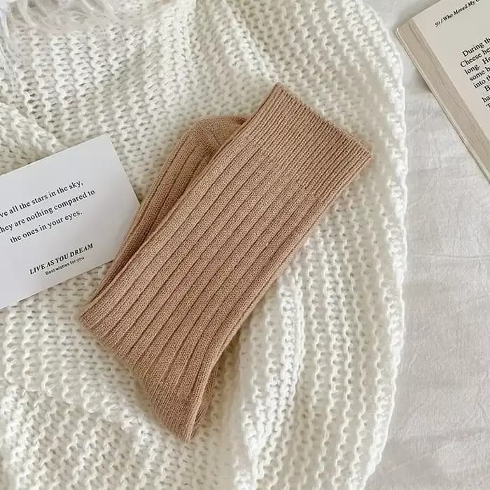 Chaussettes Rayées de Style Coréen pour Femme, Chaudes et Confortables, Rétro, Simples, à la Mode, Nouvelle Collection Automne Hiver