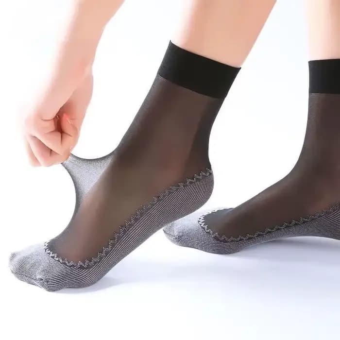 Chaussettes élastiques en dentelle pour femmes