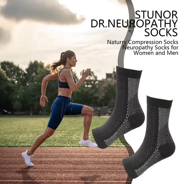 Chaussettes de compression sans orteils pour neuropathie du pied