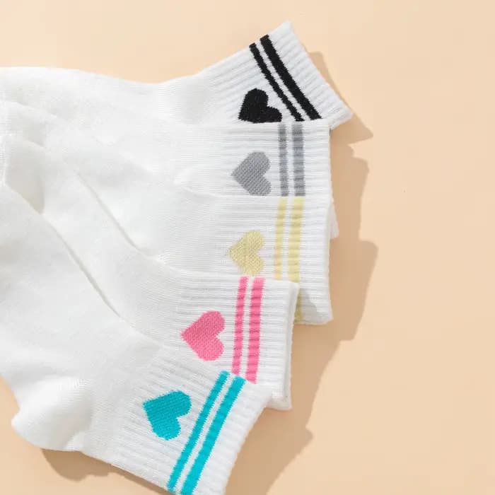10 paires de chaussettes blanches pour enfants