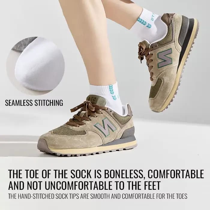 MiiOW 100% pur coton chaussettes hiver hommes adolescents athlétique école sport