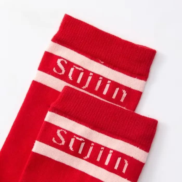 SUJIIN chaussettes en coton pour femmes 2025 hiver sport décontracté confort Patchwork respirant haute élastique