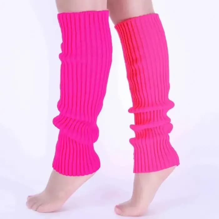 Jambières classiques en tricot côtelé