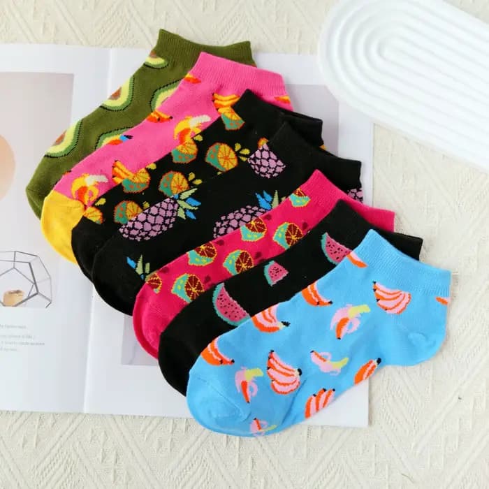 Chaussettes femme, design fruit