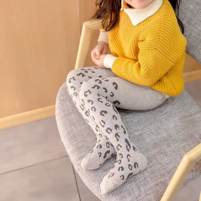 Collants imprimés léopard pour filles, nouvelle collection automne-hiver 2026, bas en coton pour enfants, collants pour tout-petits, bébés de 3 à 12 ans