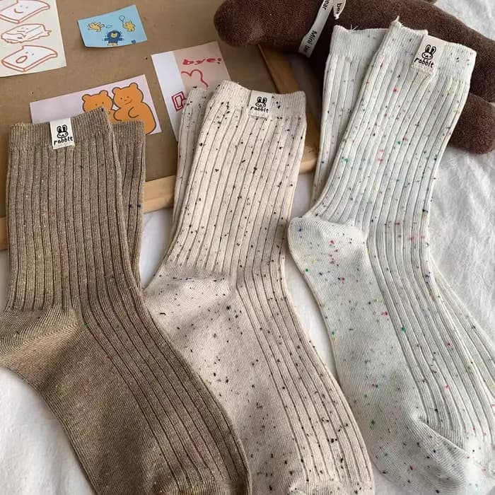 4 paires de chaussettes mi-tube pour femmes