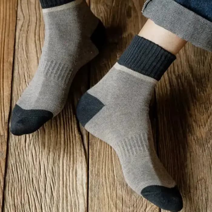 Chaussettes de sport en coton épais pour hommes