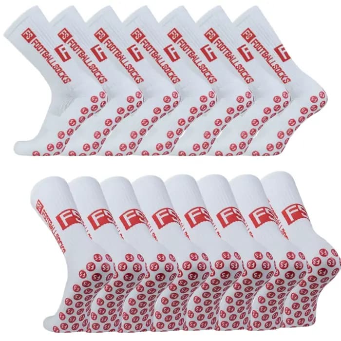 2 paires de chaussettes antidérapantes pour hommes et femmes