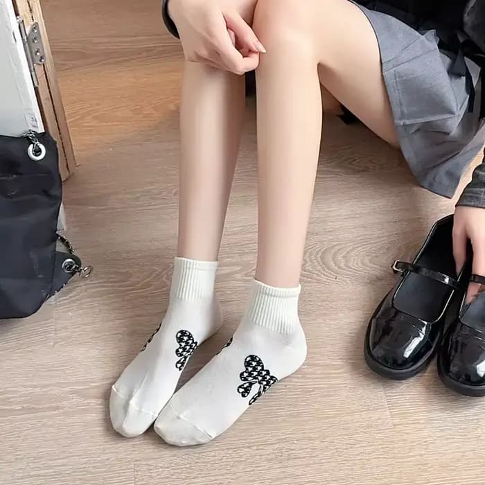Chaussettes à tube bas en coton pour femmes