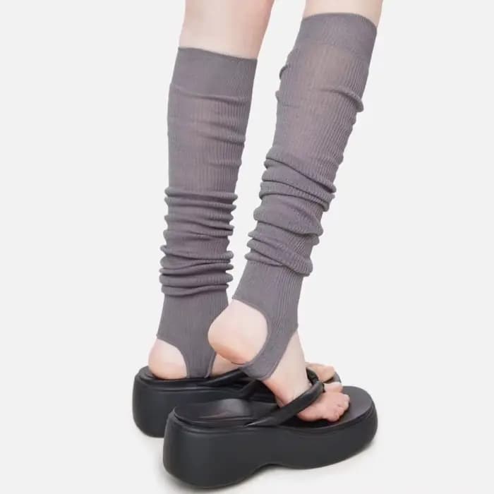 Chaussettes décontractées en coton peigné