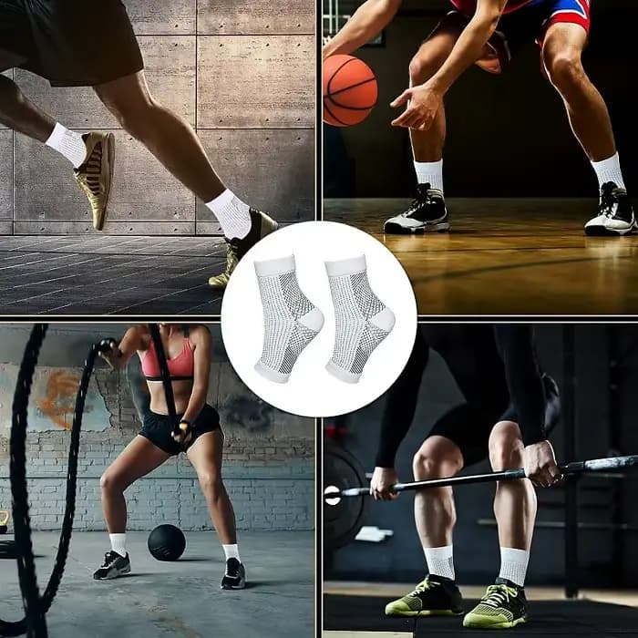 1 paire de chaussettes de neuropathie pour femmes/hommes