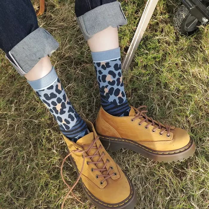 Chaussettes léopard pour femmes