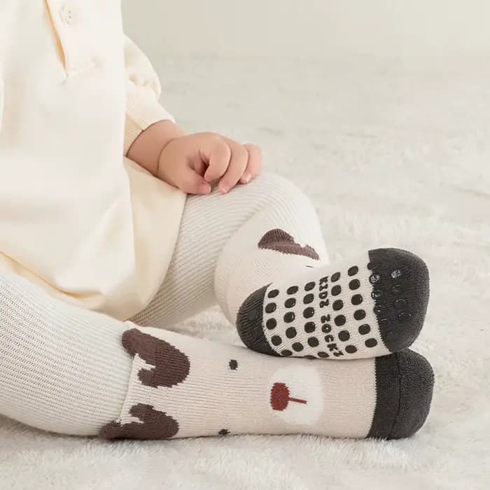 5 paires de chaussettes pour bébé en laine épaisse et rembourrée