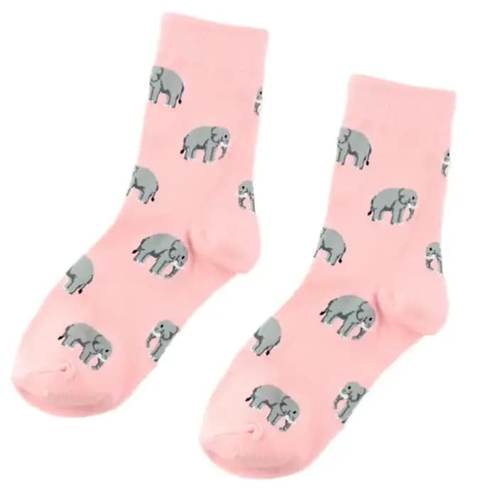 Chaussettes courtes amusantes en coton pour femmes